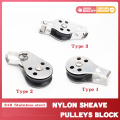 20piece 25MM Marine Boat Pulley Blocks Rope Stainless Steel For Kayak Parts Yacht Boat Marine Hardware Sailing Rv Accessories