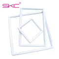 SKC Assemble Plastic Snap Frame Square Shape Embroidery Hoop Frame Plastic Cross Stitch Craft Tool Sewing Tools Embroidery Hoop