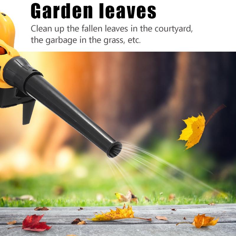 220V Electric Handheld Car Garden Dust Leaf Air Blower Vacuum Cleaner 6 Speed Dust Blowing Dust Computer Collector Power Tool