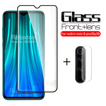 2-in-1 Camera Protective Glass For xiaomi redmi note 8 pro Glass Xiomi Redmi Note 8T 8A 8 T A A8 T8 note8t not 8pro Safety glass