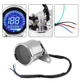 Universal Motorcycle Digital Motorcycle Speedometer LCD Odometer Cafe Racer Tachometer indicator Scooter for VW Yamaha Suzuki