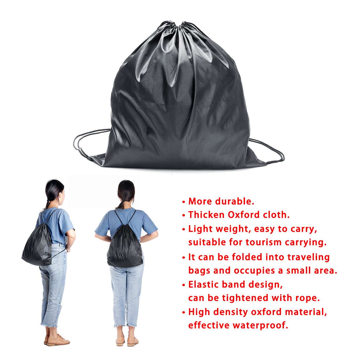 47x45cm Oxford Motorcycle Scooter Moped Helmet Protect Bag Storage Basketball Bag Carrying Pocket