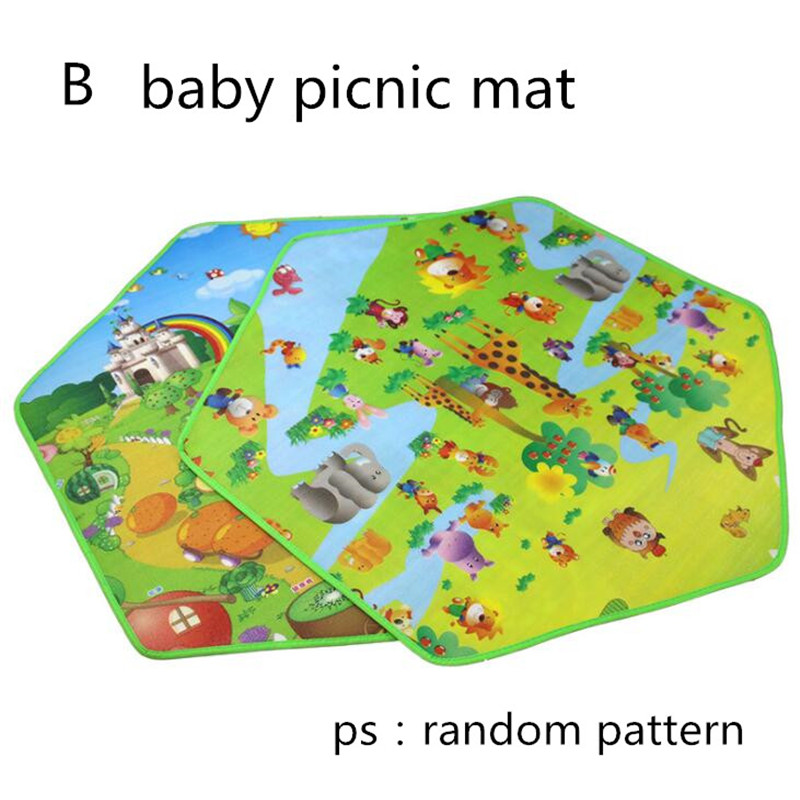 Kids Rugs Hexagon Castle Tent Matching Mat Non-slip Baby Play Mat 4 Material Velvet EVA Plush Pad Cushion Baby Blanket 140*120cm