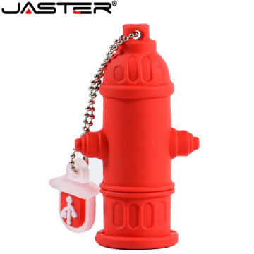JASTER USB flash drive cartoon fire hydrant pen drive 4GB 8GB 16GB 32GB 64GB cute memory stick creative gift pendrive usb stick