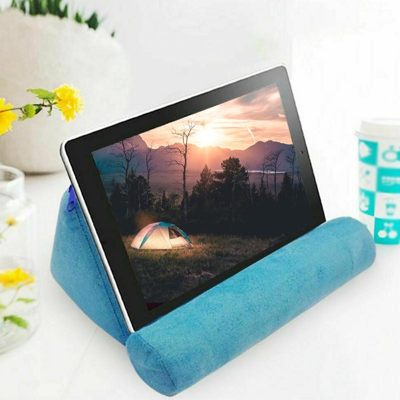 2021 new Pillow Stand Cushion Office Home Tablet Holder Bed Foldable Mobilephone Sponge Support Car Book Reading Portable Rest