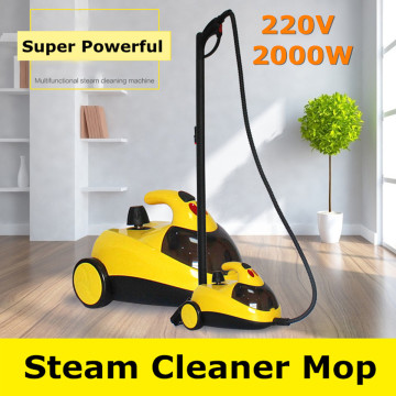 Floor Carpet Cleaner 13 in 1 220V 1.5L 1800W Bar High Pressure Steam Washer Cleaning Machine 360 Wheel for Clean Bathroom Car