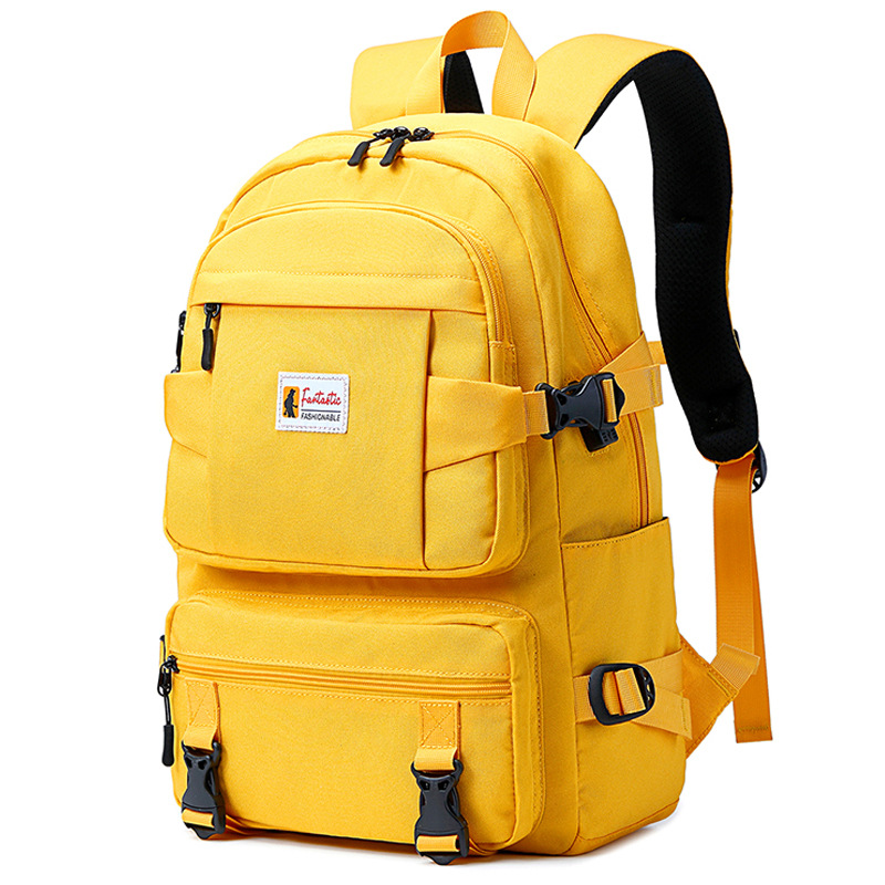 Brand boy school bags teenage girls solid color lightweight backpack school supplies female water resistant sports backpack gift