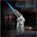 jobon direct spray gun jet flame cigar lighter, high temperature outdoor barbecue tool.BBQ lighter.gift box.