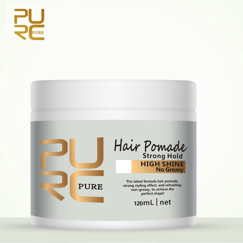 New arrival PURC Hair Pomade Strong style restoring Pomade Hair wax hair oil wax mud For Hair Styling 120ml