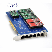 24 ports PCI asterisk fxo fxs card,elastix card,trixbox card,Freeswitch,TDM800P/AEX800/TDM2400P/AEX2400 Software IP PBX System