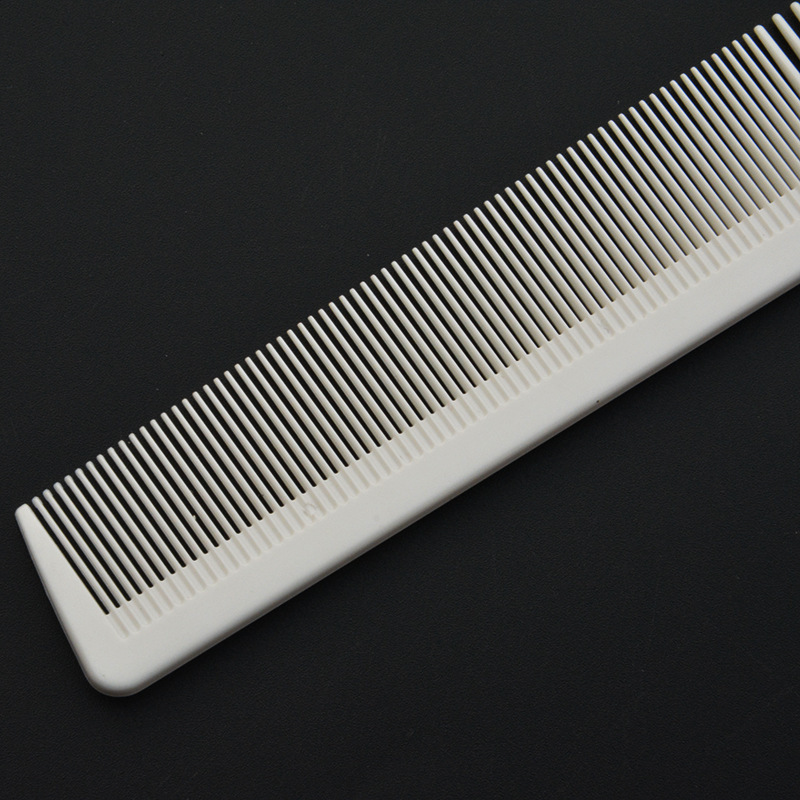 1pc White Antistatic Salon Heat-Resistant Taper Cutting Comb for Hairdressing Hair Styling Tool Styling Accessory Barber Tools