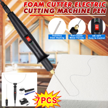 Foam Cutter Pen Electric cutting pen Die-Cut Machines Stainless Steel Portable Styrofoam cutting tool set Heating Wire 18W