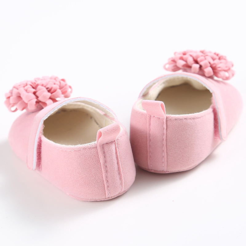 flowers yellow baby girl shoes princess toddler shoes newborn gift soft soled 0-18 months