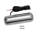 42LED Underwater Boat Transom Light Stainless Steel Under Water Pontoon Waterproof Lamp Marine Fog Light Headlight Boat Yacht