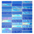 Custom designed crystal glass mosaic