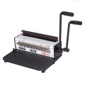 Double coil iron ring A4 binding machine full knives desk calendar punch binding machine