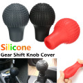 Universal Silicone Car Round Gear Shift Knob Cover Case Lever Shifter Knob Handball Protector