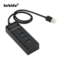 kebidu New High Speed 5Gbps 4 Ports USB HUB 3.0 Splitter Adapter 4 Port Hub for Laptop PC / Computer Peripherals Accessorie