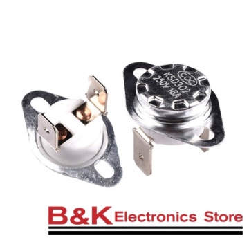 KSD302 16A 250V 40-130 degree Ceramic KSD301 Normally Closed Temperature Switch Thermostat 45 55 60 65 70 75 80 85