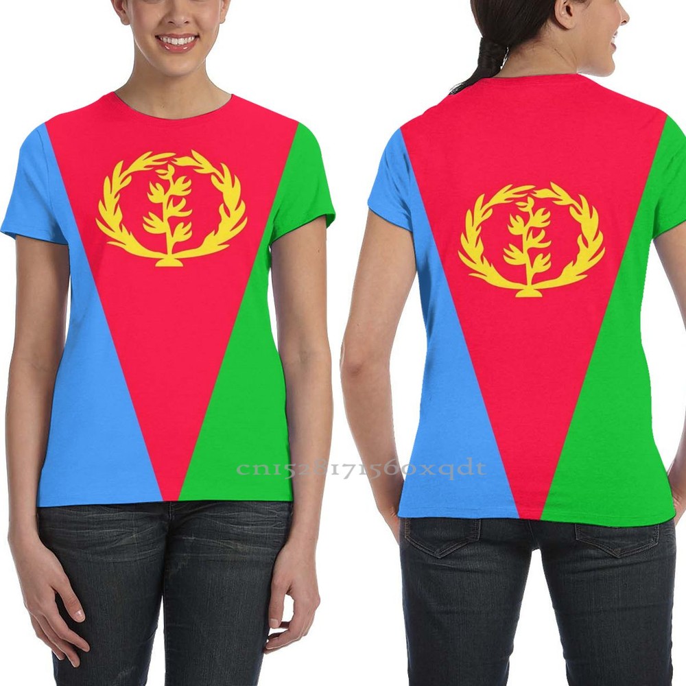 Men tshirt Eritrea Flag Banner women all over print fashion girl t shirt boy tops tees Short Sleeve tshirts