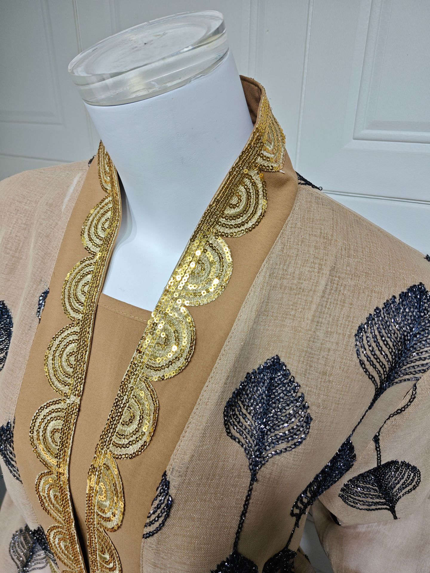 Jalabiya Abaya Set AB469 (4)