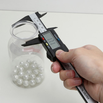 40^150mm 6inch LCD Digital Ruler Electronic Carbon Fiber Vernier Calipers Gauge Micrometer Measuring Tool Instrument