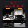 High Bright 69W 23LED DC12V-80V IP67 Work Light Flood Beam Bar Car SUV ATV Off-Road Driving Fog Lamps Dust-proof, Quake-proof