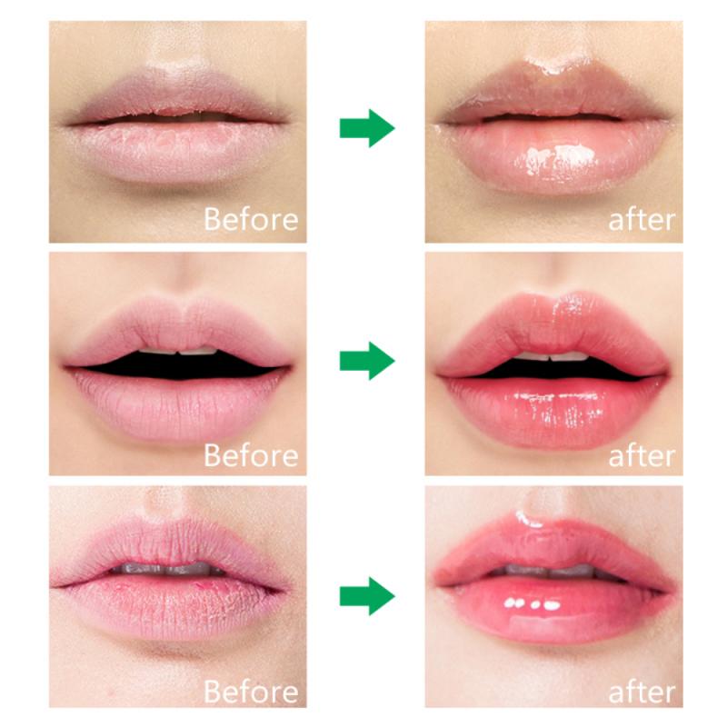 Aloe Vera Lip Enlargement Big Mouth Elastic Jelly Lip Moisturizing Lip Oil Transparent Lip Glaze Lip Gloss Lip Enhancer TSLM1