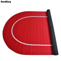 180*90cm Poker Table Cloth Red Rubber Gambling NO LOGO NO Printing Texas Hold'em Baccarat Poker Chip Table Mat Casino Board Game