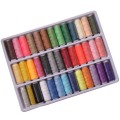 free shipping 1 set 39pcs 200 Yard Mixed Colors Polyester Spool Sewing Thread For Hand Machine Newest Hot Search