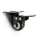 Export quality,High load-bearing,1.5 inch PU Casters/wheels With brake, Mute Furniture/Trolleys Wheel,Industrial Hardware