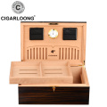 CIGARLOONG COHIBA Cigar Box Solid Wood Moisturizing Box Cabinet Large Capacity Double Layer Cigar Humidor Wood Box CC-0044