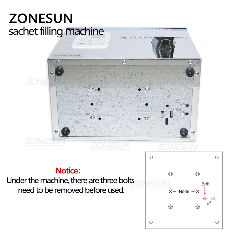 ZONESUN 1-50g Tea Packaging Machine Sachet Filler Can Filling Granule Medlar Automatic Weighing Machine Powder Filling Machine