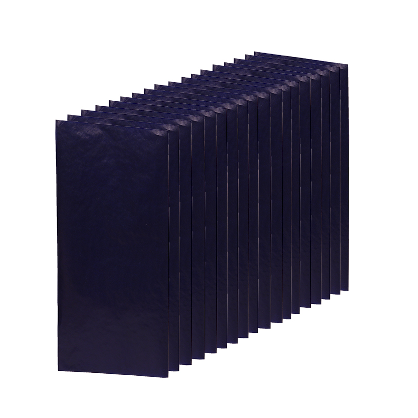 50PCS Blue Double Sided Carbon Paper 48K Thin Type Stationery Paper Finance Office Supplies