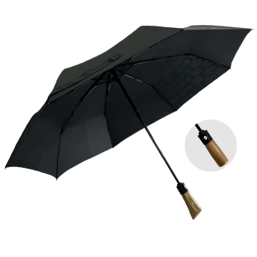 WoodGrip Premium Business Foldable Umbrella