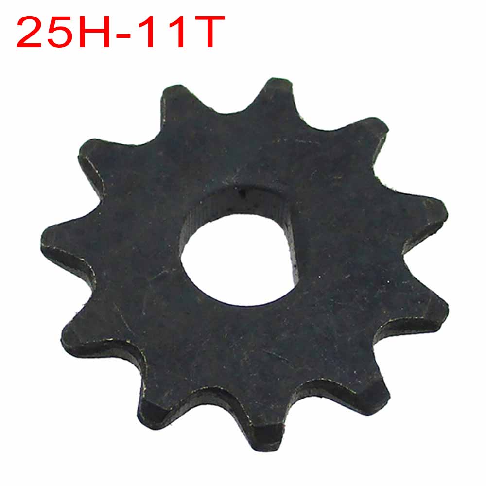 25H-11T 11 Tooth Front Sprocket For 500W 1000W Electric Scooter 43cc 47cc 49cc Mini Pocket Dirt Bike ATV