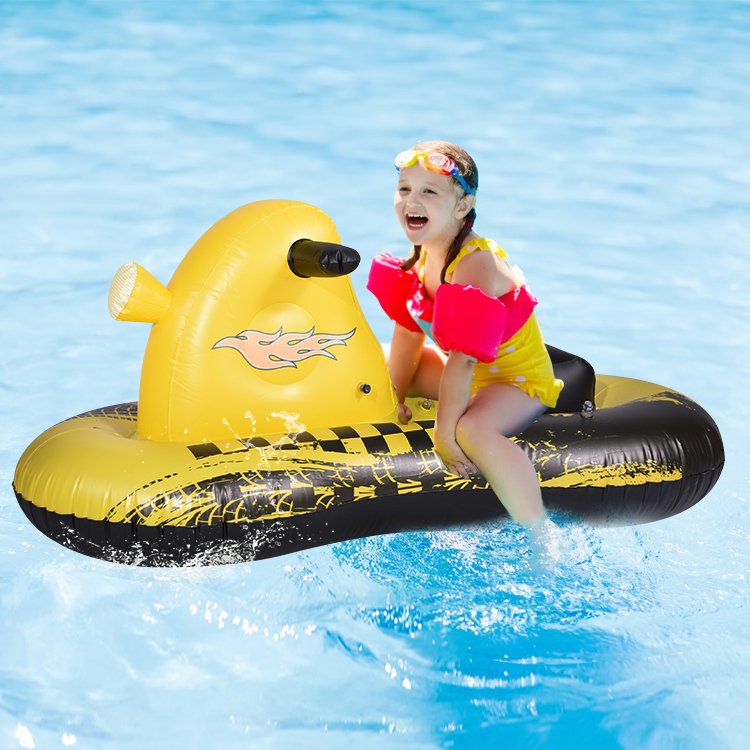 Custom Pool Float Yellow Swimming Inflatable Lounge Chair