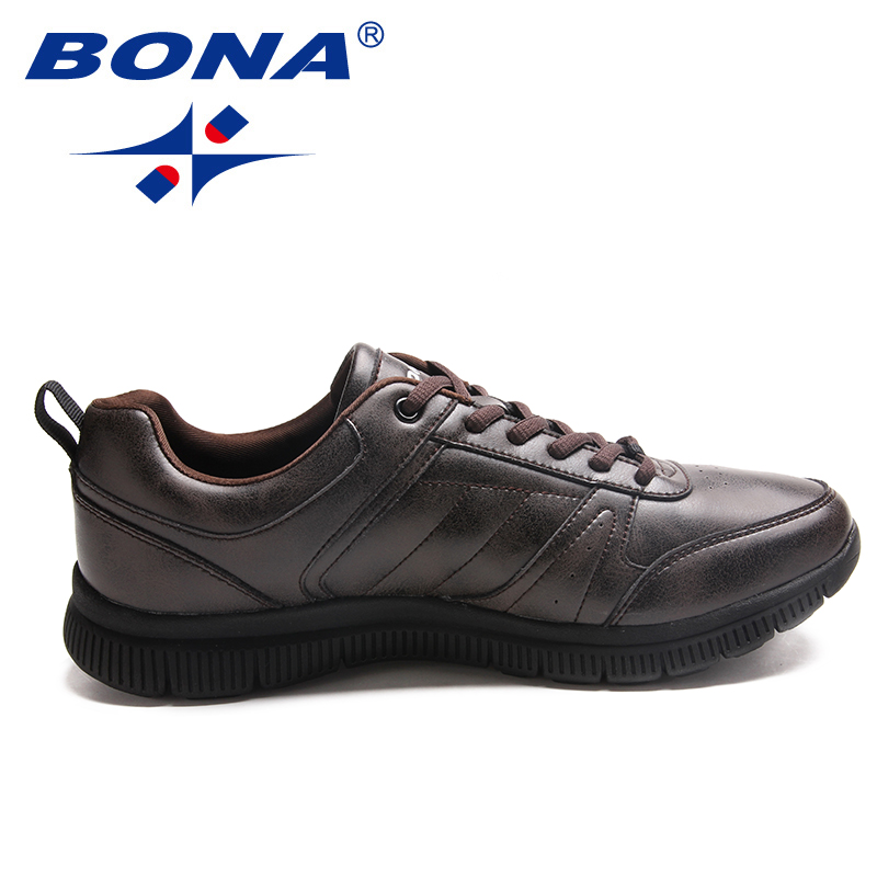 BONA New Arrival Popular Style Men Casual Shoes Lace Up Men Flats Microfiber Men Shoes Comfortable Light Soft Fast Free Shipping