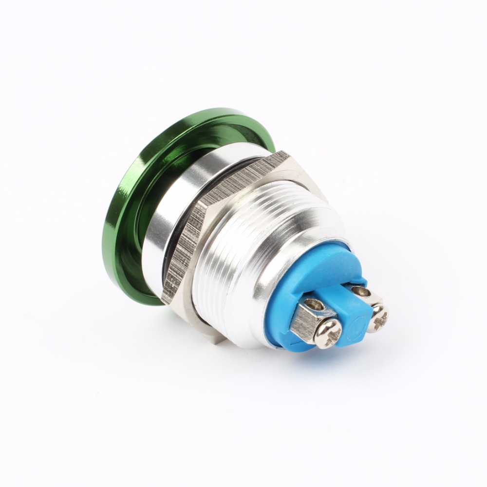 22mm metal mushroom press button switch Zn-al Alloy waterproof push button switch momentary/Latching 1NO 22MG/HJ.L