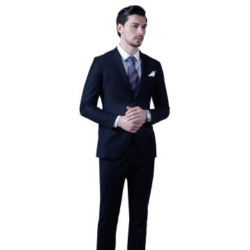 Italian Exclusive Wool Fabric Men's Slim Fit Suit