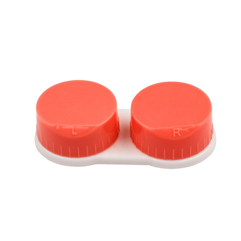 10Pcs Contact lens L+R cases Storage Holder Soaking Container Travel Eyewear Accessories Box For Lenses Wholesale Random Color