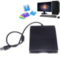 USB Floppy Disk Reader Drive 3.5" External Portable FDD PC Desktop Drive Diskette For Windows 1.44 10/7/8/XP/Vista MB Lapto X8W0