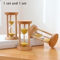 New 30 Minutes Wooden Hourglass Timer Living Room Desktop Decoration Children Gifts Gifts