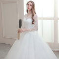 Wedding Dress New Long-Sleeved Bride Lace Up Plus Size Wedding Dresses Dreamy Vestidos De Novia Ball Gowns