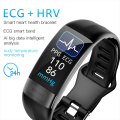 P11plus Measuring body temperature Blood Pressure Smartband Heart Rate Monitor PPG ECG Smart Bracelet Activity Fitness Tracker