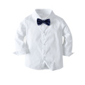 Boys Suits Blazers Clothes Suits For Wedding Formal Party White Baby Shirt Pants Kids Boy Outerwear Clothing Set