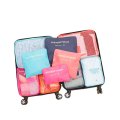 Hot 6 Pcs/Set Korean Style Travel Home Luggage Storage Bag Clothes Storage Organizer Portable Case 6 Colors Drop Shipping
