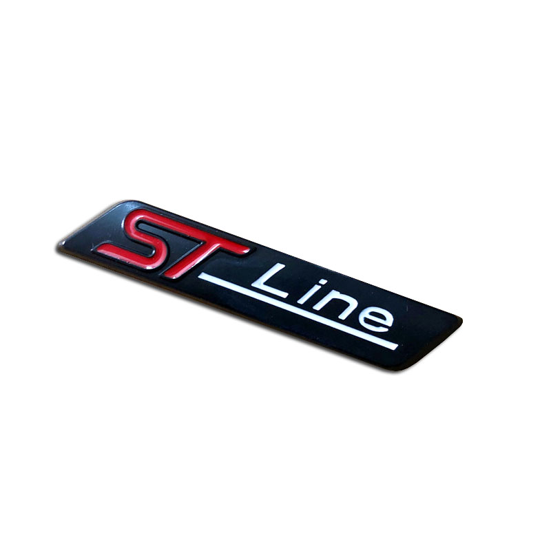 3D Styling ST-Line Emblem Car Stickers ST Line Auto Badge Doors Trunks Exterior Accessories