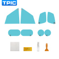 TPIC 2Pcs/Set anti Fog Rainproof car mirror window clear film waterproof protective membrane car Stickers For BMW F30 F20 F10