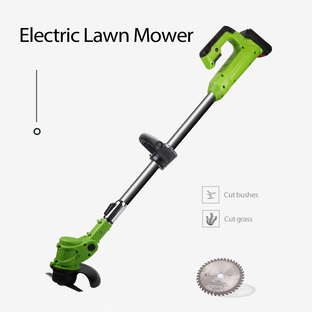 Electric Lawn Mower grass cutter Agricultural Cordless Weeder 24V Lithium Battery Garden Pruning Tool Grass Trimmer Brush Cutter